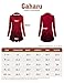 Gaharu Fall Tunic, Womens Cowl Neck Tunic Tops Casual Winter Long Sleeve Floral Printed Flowy Blouse Shirt (X-Large,Wine)