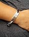 Set of 2 Inspirational Charm Bracelet Fitness Motivation Jewelry for Women Mens Adjustable Black&Brown