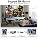 [Upgraded] WOWOTO CAN Projector 3500 Lumens 3D DLP Support Full HD 1080P 300in with Built-in Battery WiFi Bluetooth AirPlay HDMI Android OS Portable Projector with Carrying Case, Graythumb 3