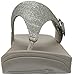 FitFlop Women's the Skinny Sparkle Flip Flop,Pale Gold,6 M US
