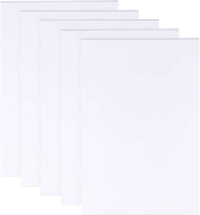 BENECREAT 5 Sheets 3mm White Foam Boards 30x20cm PVC Poster Mount Craft