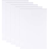 BENECREAT 5 Sheets 3mm White Foam Boards 11.8x7.8inch Rectangle Foam PVC Sheet Poster Board Mount Board for Mounting, Crafts, Modelling, Art, Display, School Projects