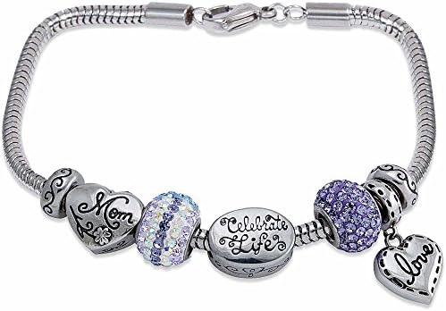 Silver Sterling Love Pendant and Necklace Stainless Steel Chain Charm Heart Shape for Women His Hers Couple Valentine Gift (1)
