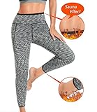 SEXYWG Slimming Pants Hot Sweat Shapers Neoprene Ankle Long High-Waist Leggings