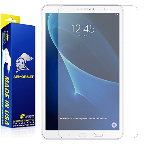 ArmorSuit - Samsung Galaxy Tab A 10.1 (2016) [SM-T580] Anti-Glare Screen Protector MilitaryShield For Galaxy Tab A 10.1 (2016) Lifetime Replacements - Matte (Not for S-Pen)
