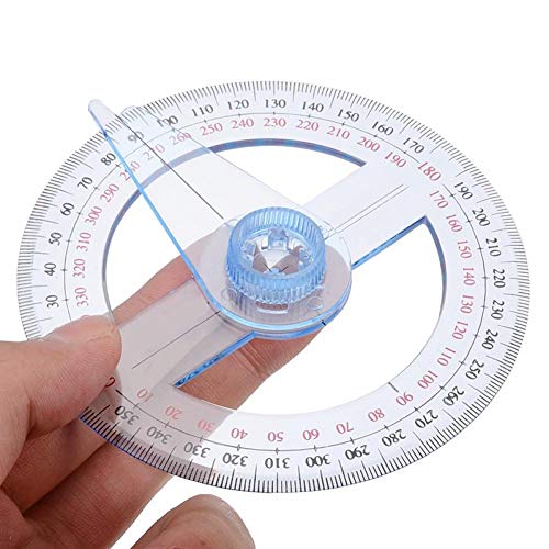 360 Explorer Ruler BYFRI Plastic 360 Degree Protractor Ruler Angle Finder Swing Arm Angle ...