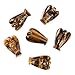 Justinstones Carved Golden Tiger's Eye Gemstone Peace Angel Pocket Guardian AngelHealing Statue 1.5 inch