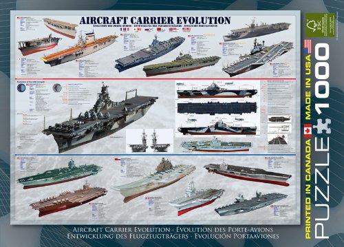 EuroGraphics Aircraft Carrier Evolution Puzzle (1000-Piece)