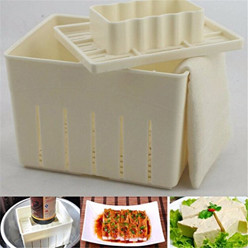 image for Iumer Plastic Tofu Press Mold Homemade Tofu Mold Tofu Making Mold with
