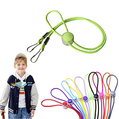 Mask Lanyard 10 PackColor Face Mask Holder, Adjustable Mask Extender