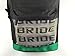 JDM Bride Racing Backpack Leather Bottom with Green TK Racing Harness Shoulder Straps Super Cool