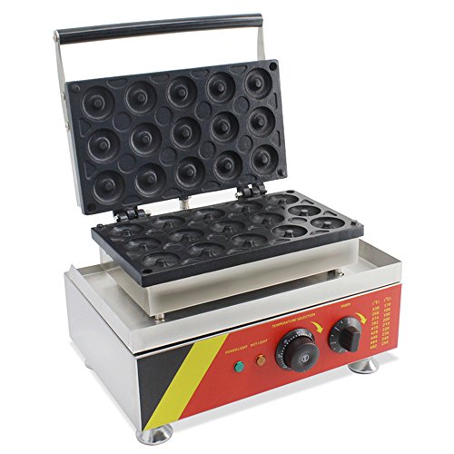 Wotefusi Donut Maker Donut Backer 15 Pieces Electric Doughnut Maker Machine for Commercial Use 110V