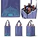 Simply Green Solutions - Reusable Bags for Wine Bottles Gifts, Wine Bottle Carrier with Handles, for 1-6 Bottles, Set of 4, Ornate