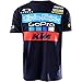 2017 Troy Lee Designs Boys/Kids KTM Team LIC Short-Sleeve Shirt - Youth Medium - Navy