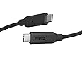 Plugable 10Gbps USB C to USB C Cable, 3.3 feet (1 Meter), 5A, USB-IF Certified, USB 3.1 Gen 2 Type-C - Driverless