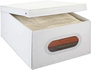Metaltex Polly Caja de Ordenación con Ventana y Tapa, cartón ...