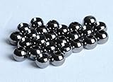Tungsten Beads for Fly Tying - 25 Pack (Black Nickel, 1.5 mm (1/16