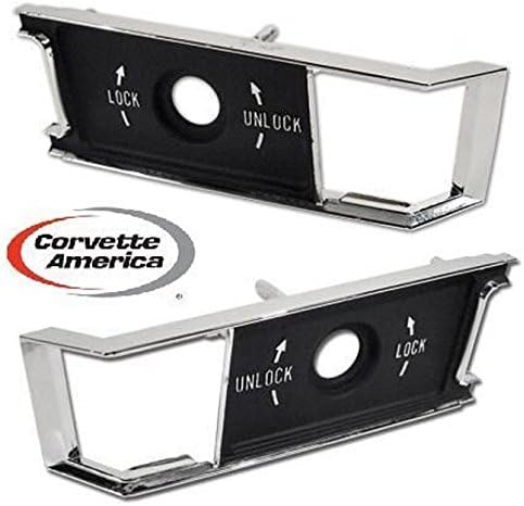 68-77 Corvette Door Panel Lock Knob Insert (Both Left & Right Side)