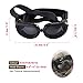 Namsan Dog Goggles for Small Dogs, UV Dog Sunglasses Small Breed, Windproof Dustproof Doggie Glasses, Outdoor Doggy Eyewear, Adjustable, Black