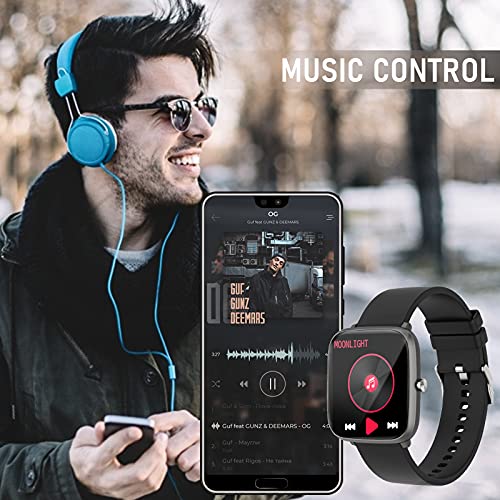 HuaWise Smart Watch for Android Phones and iOS Phones Compatible iPhone