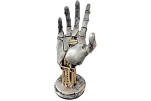 KOOPAO Headphone and Gaming Controller Holder Stand, Cyberpunk Mechanical Hand Headset Hanger for PS4 PS5 Xbox Switch Control