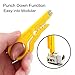Maxmoral 2-Pack Mini Wire Stripper Cutter,Impact Punch Down Tool,SK Manganese Steel 110 Blade for Network Wire Cable,Keystone Jack RJ45 Ethernet Module