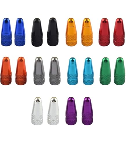 Bouchons De Valve Presta Légers En Alliage Anodisé CNC - 4 Pièces