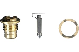 Quicksilver 7824 Inlet Needle and Seat Assembly for Mercury and Mariner 2-Cycle, V6 Outboards, 135-200hp