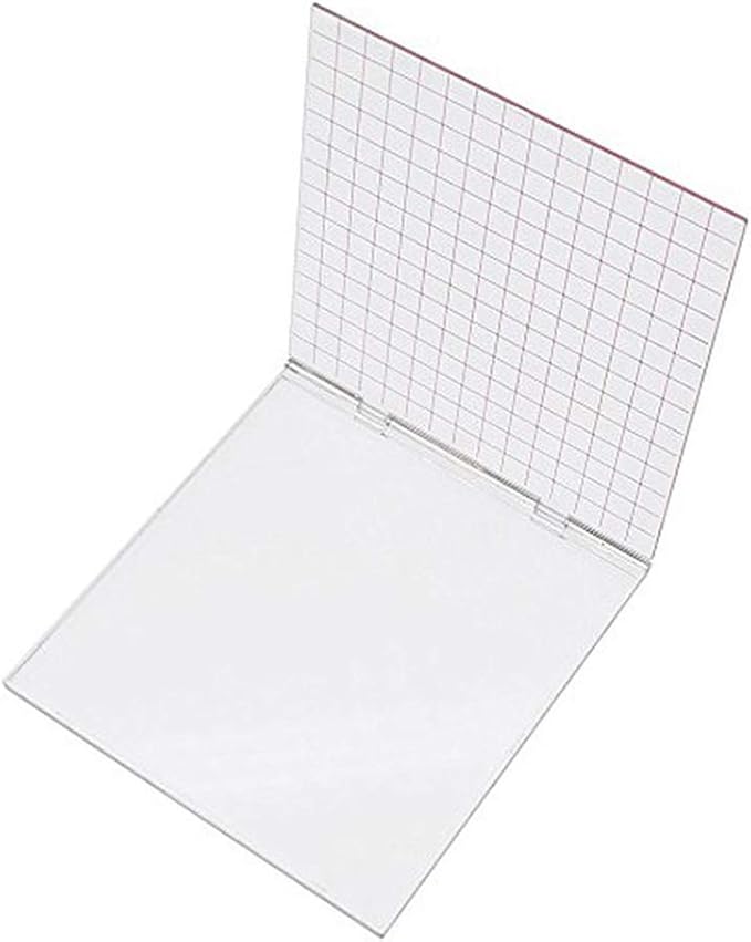 StarALL Clear Acrylic Stamp Block Stamping with Grid Lines for
