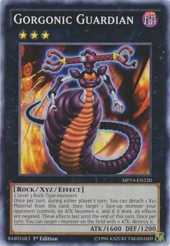 Yu-Gi-Oh! - Gorgonic Guardian (MP14-EN220) - Mega Pack 2014 - 1st Edition - Common