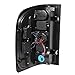 Xtune For 2007-2013 Silverado Black LED Perform Tail Lights Rear Brake Lamps Upgrade Pair L+R/2008 2009 2010 2011 2012 2013