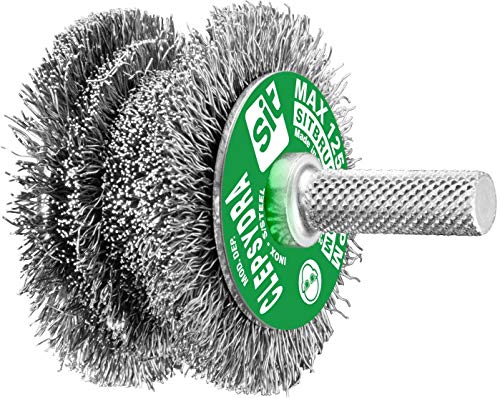 SIT 0891 Toothbrush Head for Drilling Stainless Steel Wavy Clepsydra in Blister-Ø: 60-40 mm