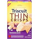 Nabisco Triscuit Thin Crisps Crackers Parmesan Garlic