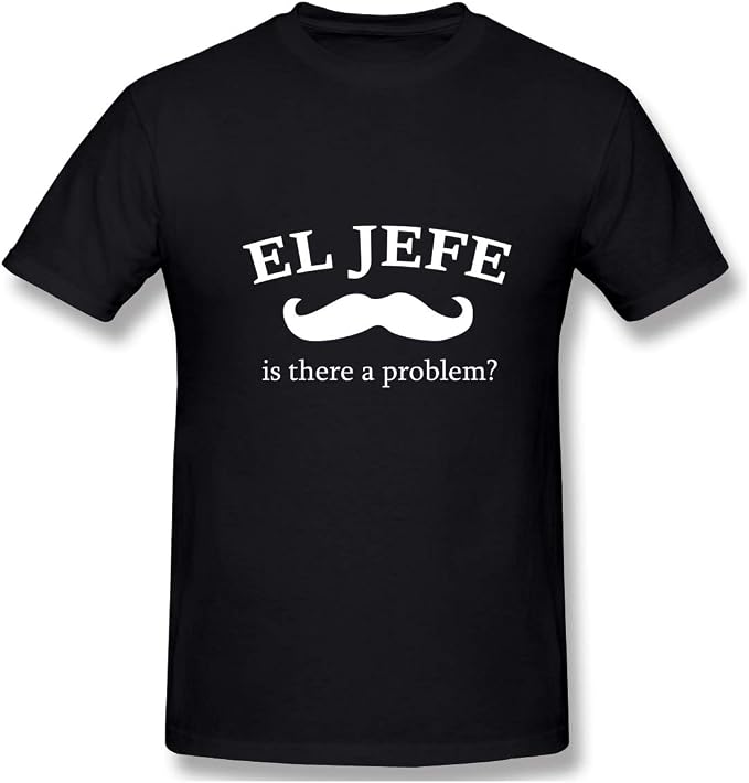 Amazon The Boss In Spanish Funny Mens Black Crewneck T Shirt