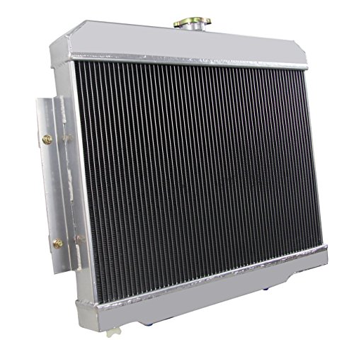 Primecooling 62MM 4 Row Core Aluminum Radiator for Jeep CJ5, CJ6, CJ7 1972-86/Commando J10 Cherokee 1973-75