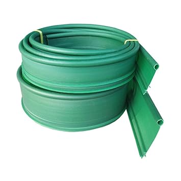 Byfjkkl Plastik Rasenkanten Spulen Rolle Landschafts Terrassen Brett Steine Zaunt Pfade Kies Gras Barriere Ein Grun 20cmx2m Amazon De Kuche Haushalt