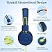 POWMEE M1 Kids Headphones Wired Headphone for Kids,Stereo Tangle-Free,3.5MM Jack Wire Cord On-Ear Headphone for Children (Blue)thumb 1