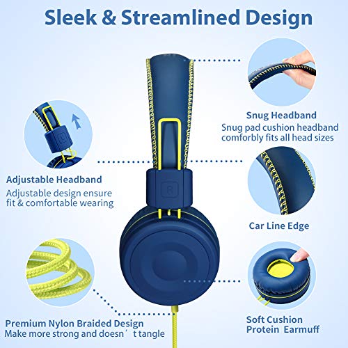 1 POWMEE+M1+Headphones+Headphone+Tangle+Free
