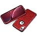 Vofolen Bling Case for iPhone XR Case iPhone 10R Cover Glitter Full-Body Protection Heavy Duty Hybrid Protective Hard Shell Silicone Rubber Armor with Front Bumper for iPhone XR 10R (Red)