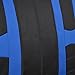 PolyCloth Sport Seat Covers Rubber Floor Mats & Steering Wheel Cover for Auto Car SUV Truck - Two Tone Black & Blue