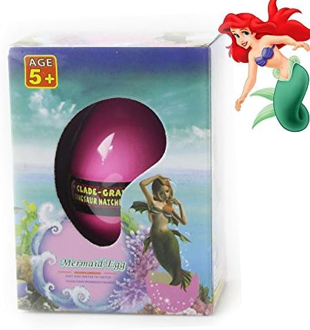 Anditoy Mermaid Hatching Eggs Growing Eggs Easter Eggs with Mini Mermaid Inside for Kids Gifts Toys