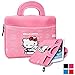 Phenix-Color Hello Kitty Little Bear Bag Sleeve Case for Ipad 2 3 4 / iPad Air / iPad Air2 Google Nexus Hp Touchpad Motorola Xoom, Smasung Galaxy Tab 10.1V, and any 10.1inch or less Tablet (Hotpink)