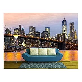 Manhattan Skyline at Sunrise New York City Usa