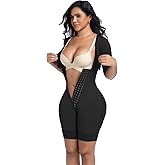 LEZSHOOU Fajas Colombianas Moldeadoras Full Body Shaper for Women, High Compression Shapewear Tummy Control