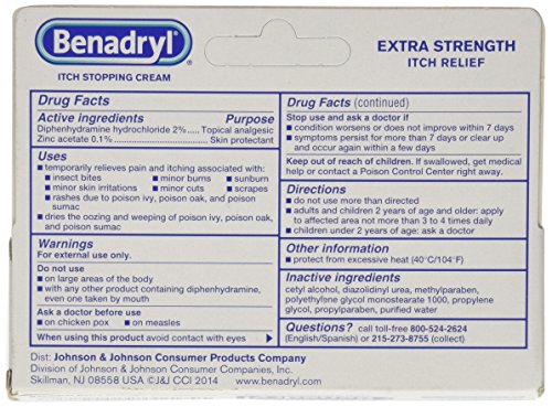Benadryl Extra Strength Itch Stopping Cream, 1 Ounce - Amazon Mỹ | Fado.vn