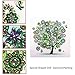 HengQ Diamond Painting for Adult or Kid Diamond Painting Kit 5D DIY Special Shape Diamond Painting Sets,Diamond Painting by Number,Tree Pattern 12