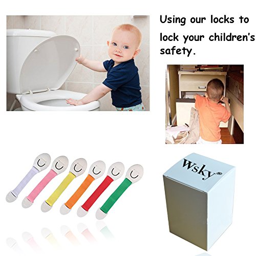 Wsky Child Safety Locks Best Latches To Baby Proofing Adhesive