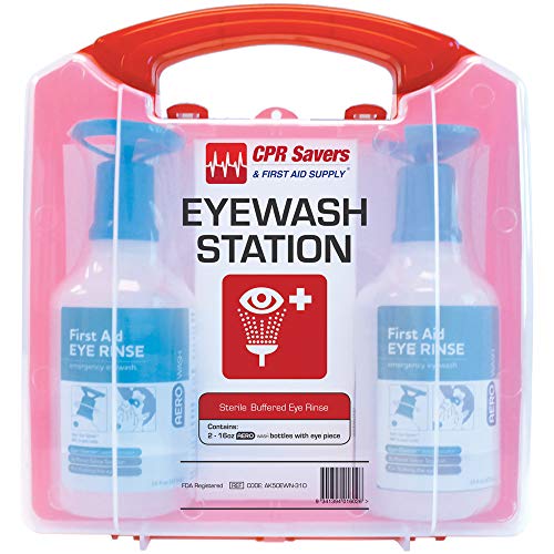 CPR Savers & First Aid Supply 50 Series Emergency Portable Buffered Saline Eye, Face, and Skin Wash (1-Pack Refill) - Thumbnail 5