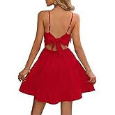 SISKIN Womens Summer Beach Dresses for Women 2025 Vacation Tie Backless Sexy Spaghetti Strap Dress for Women