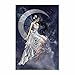 Freeas 5D DIY Diamond Painting Rhinestone Pictures of Crystals Embroidery Kits Home Wall Decoration Craft Figure Theme (Fairy & Moon)